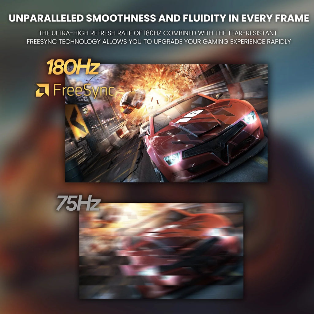 27 Curved Gaming Monitor FHD 1080P 165Hz 1800R Frameless Black K4053