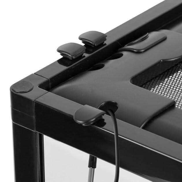 Double Hinge Reptile Glass Terrarium Tank Q835