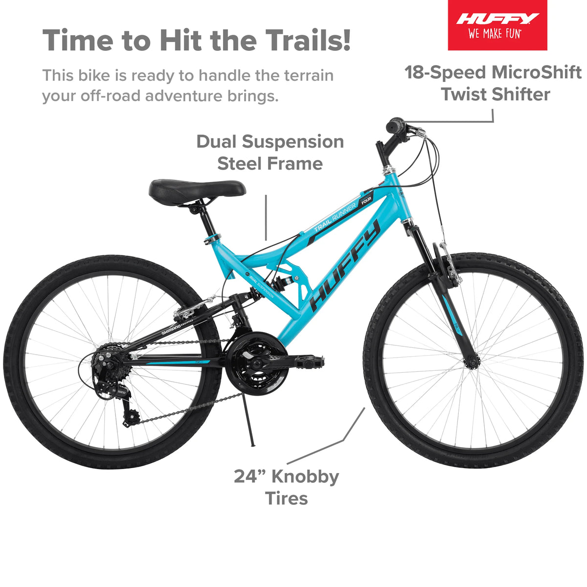 24" Full Suspension Mountain Bike F82835