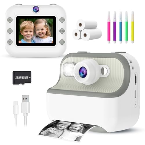 Instant Print Camera for Kids with 32GB SD Card Purple U83185