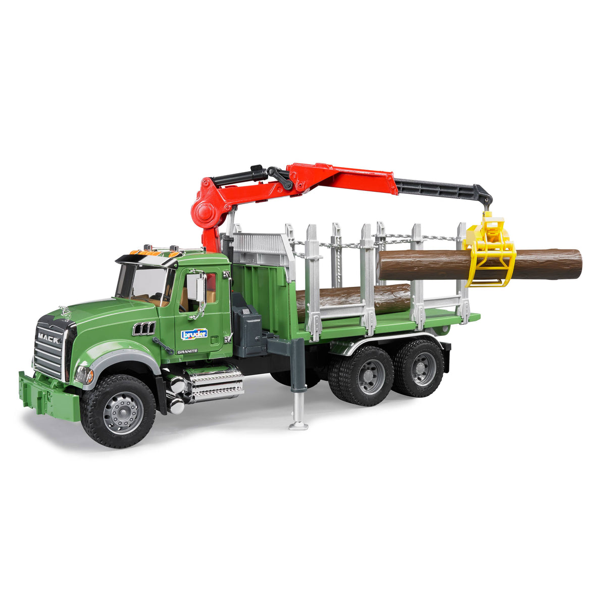 Green Gray Kids Timber Truck B302
