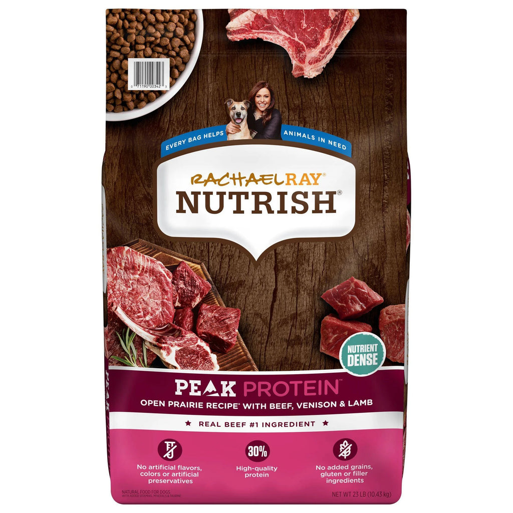 Natural Beef Venison Lamb Dry Dog Food 23lb G8315