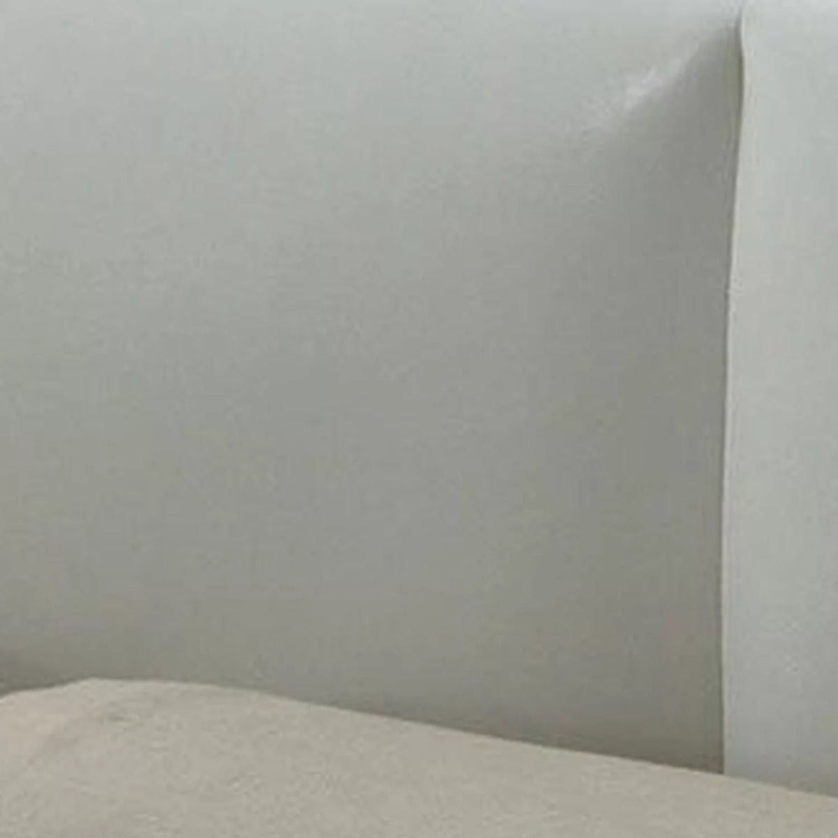California King Size Bed with Leatherette Headboard White V755726
