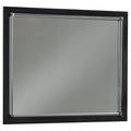 Black Bedroom Glass Mirror S978