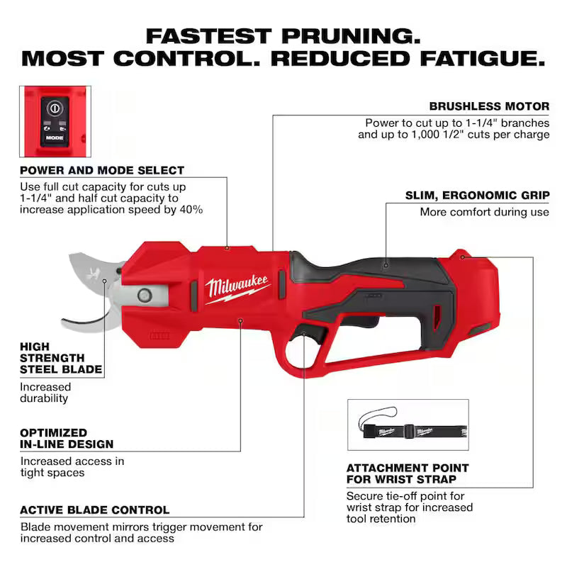 12V Lithium-Ion Brushless Cordless Pruning Saw D1070