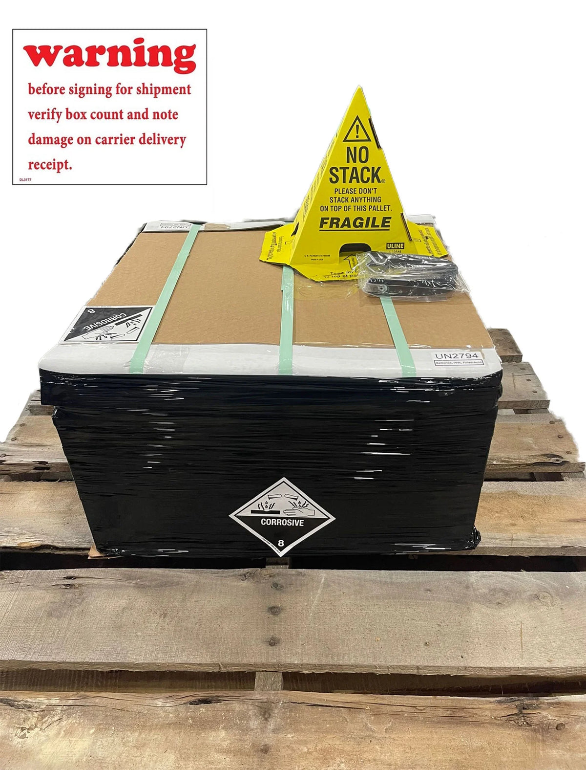 8V 170Ah Flooded Lead Acid Deep Cycle Battery x6 J456976