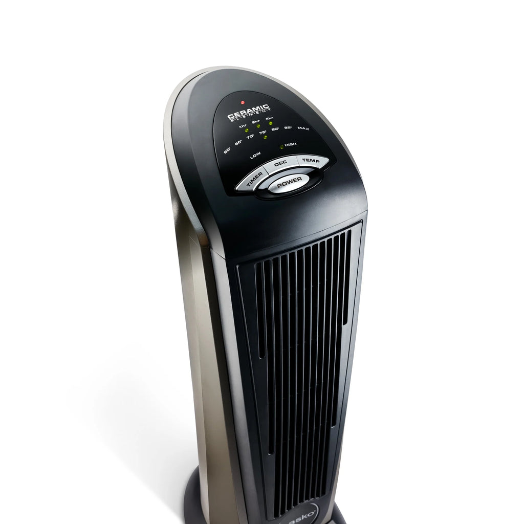 1500W Oscillating Ceramic Tower Space Heater with Remote H861