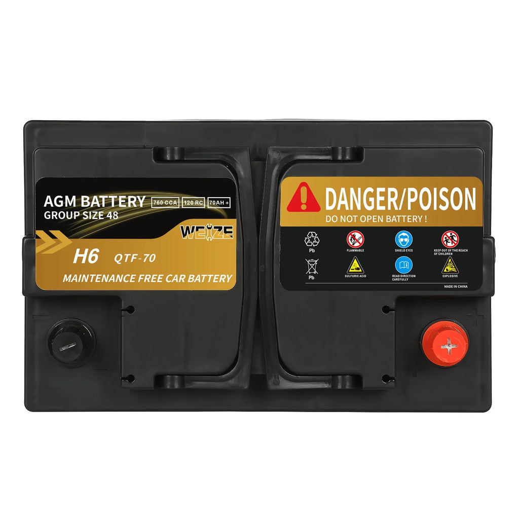 12v 80ah 850CCA Automotive Battery A198077