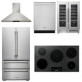 36 Induction Cooktop, Range Hood, Refrigerator, Dishwasher, Wine Cooler C841