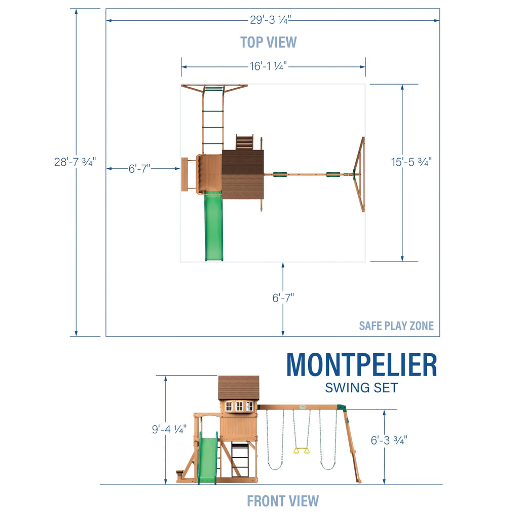 All Cedar Swing Set G99826