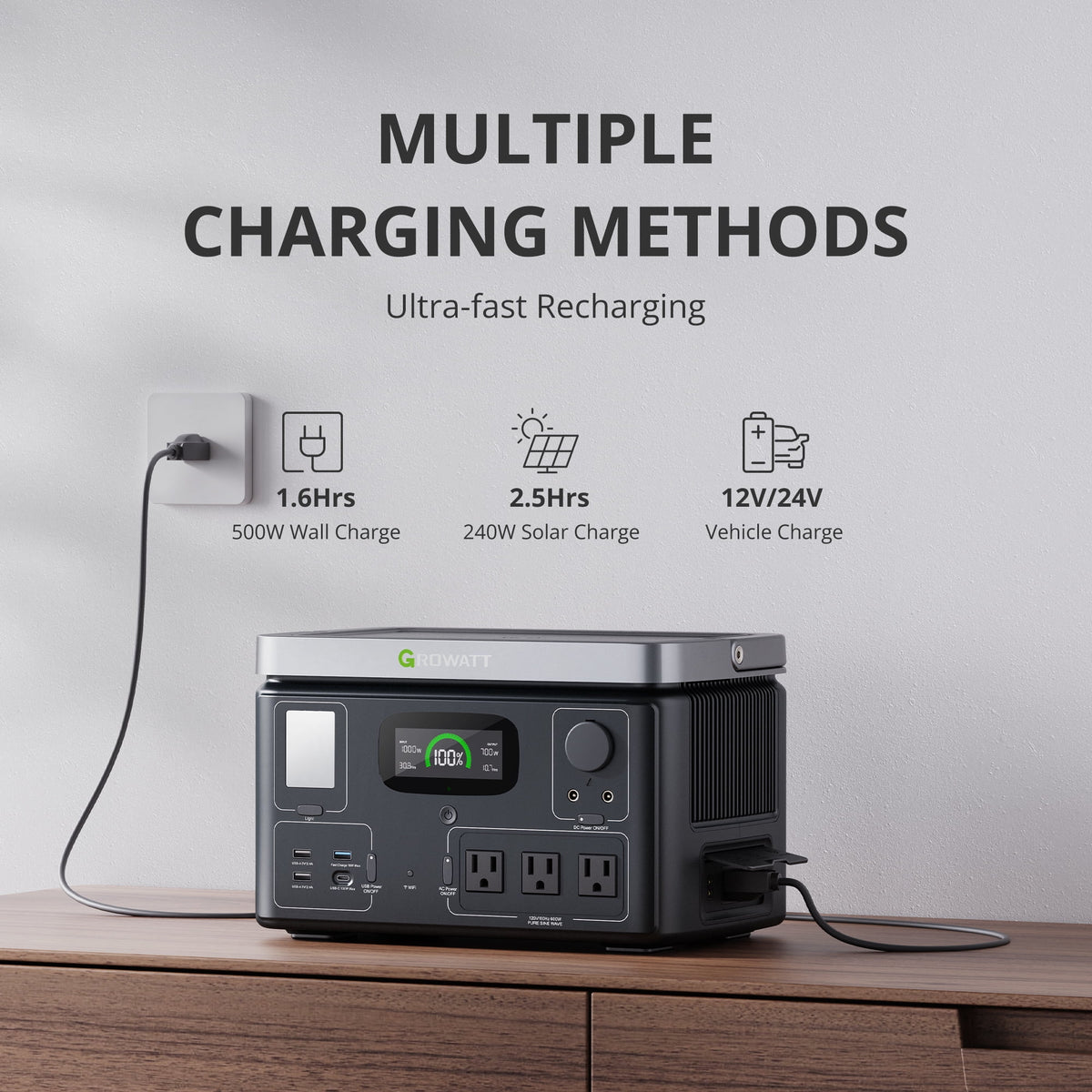 550Wh LiFePO4 Portable Power Station M888737