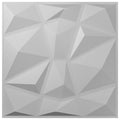 13pcs 50x50cm White 3D PE Foam Wall Panel S5849