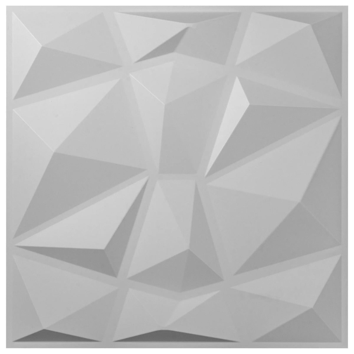13pcs 50x50cm White 3D PE Foam Wall Panel S5849