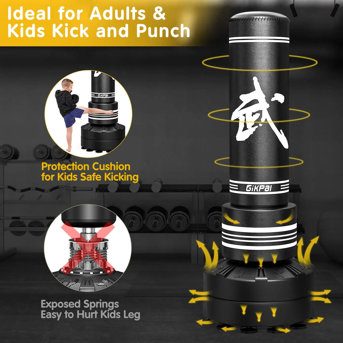 Freestanding Punching Bag with Stand I168