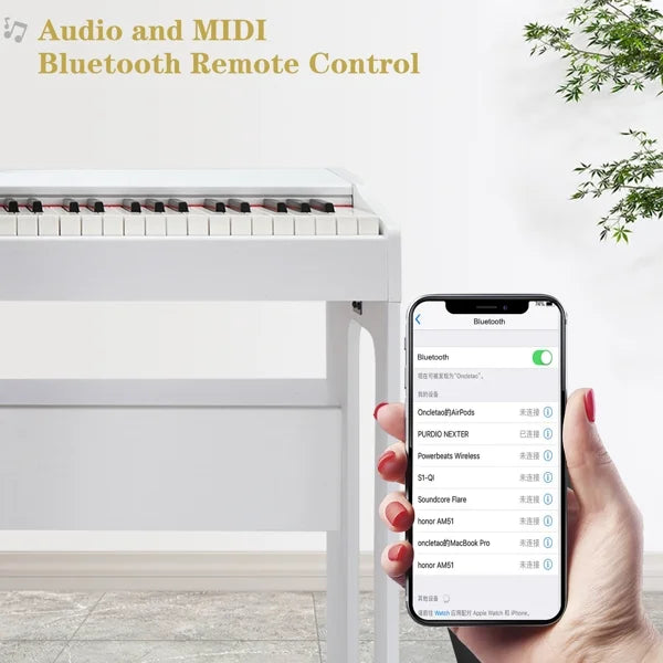 88 Keys Full Weighted Digital Piano with Stand X6052