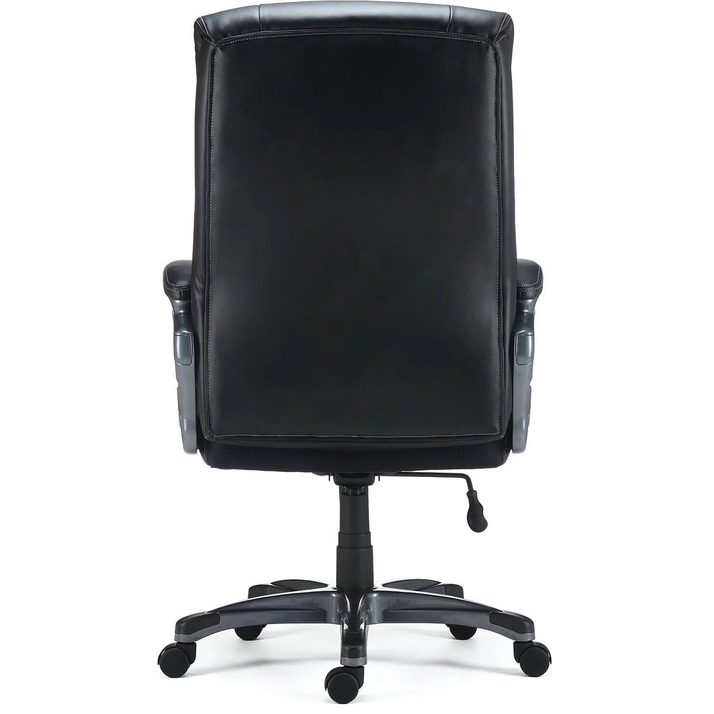 Black Bonded Leather Big & Tall Managers Chair I190855