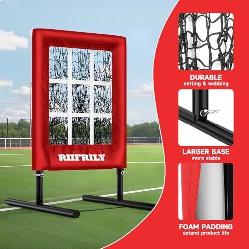 9 Hole Baseball Pitching Net with Strike Zone J4725