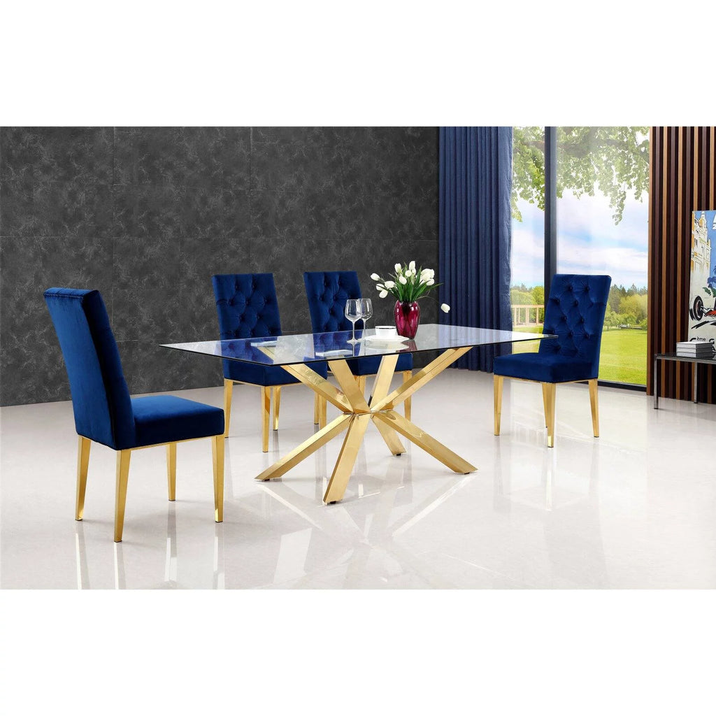 Gold Dining Table W561