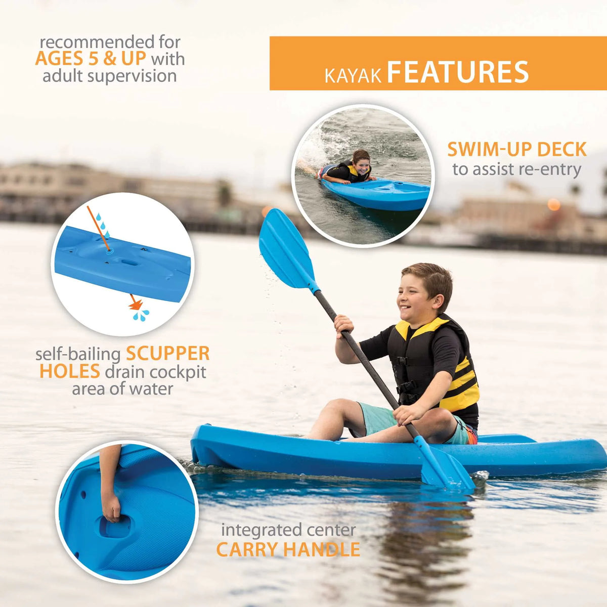 Youth Kayak - Dragonfly Blue O733672