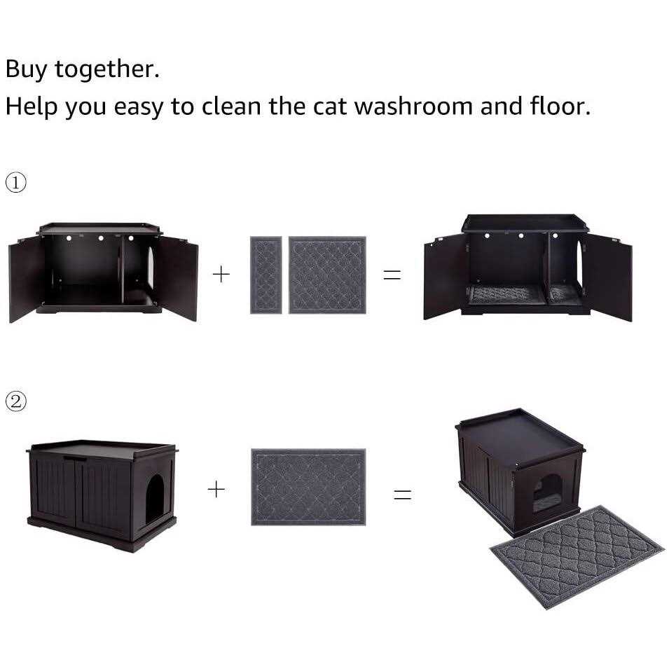 Cat Washroom Bench Litter Box Cover I9085