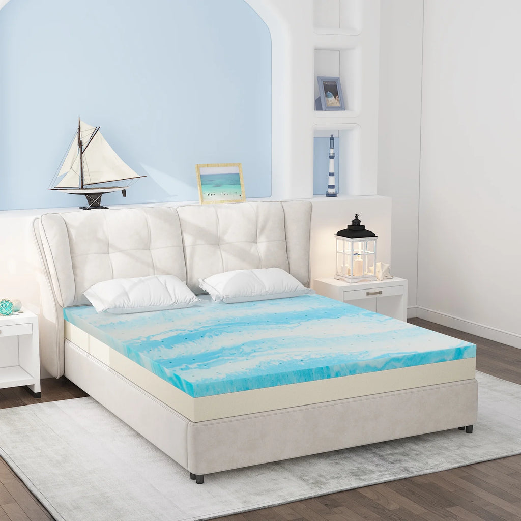 3 Inch Twin Gel Memory Foam Mattress Topper Y206614