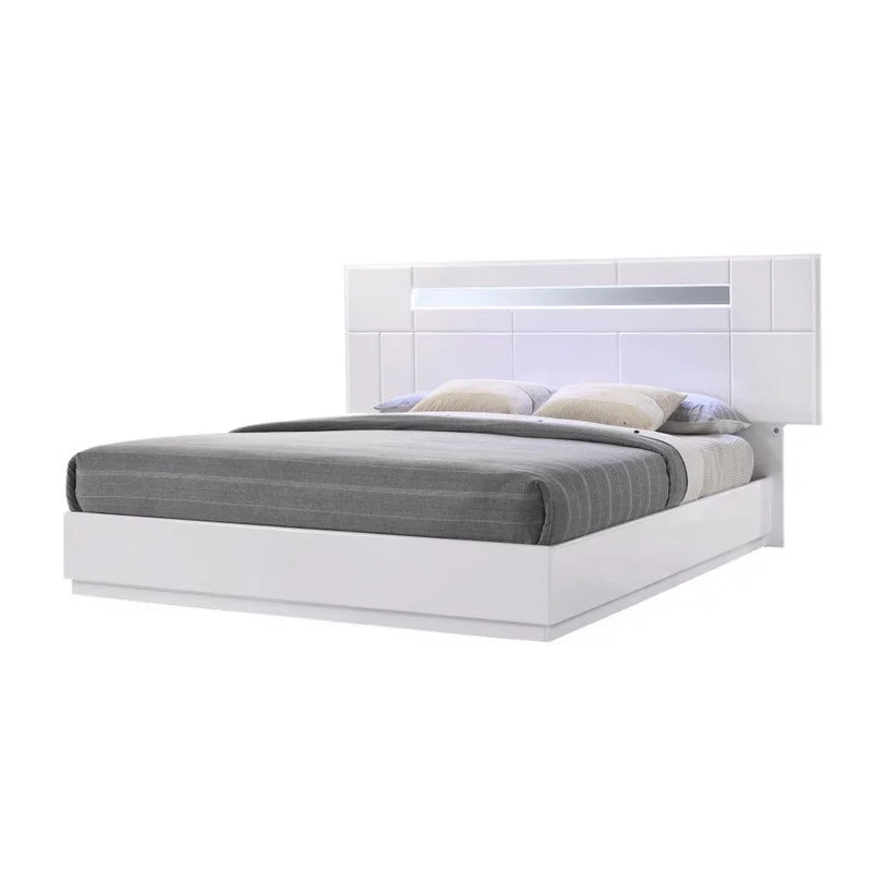 White 5-Piece King Size Bedroom Set U1197