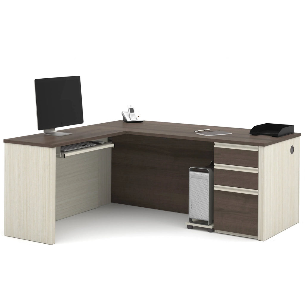 L-Shaped Workstation with Pedestal R692019