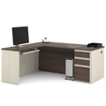 L-Shaped Workstation with Pedestal R692019