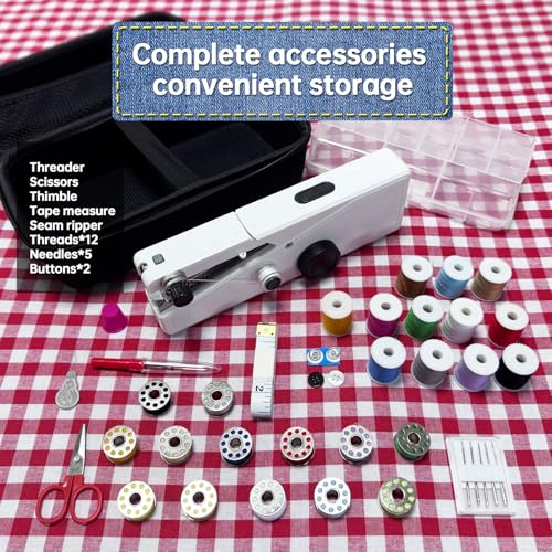 Handheld Cordless Portable Mini Sewing Machine with Kit C8204