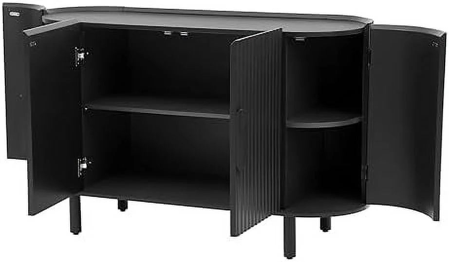Vintage Solid Wood Accent Cabinet Buffet Sideboard Console Table W596