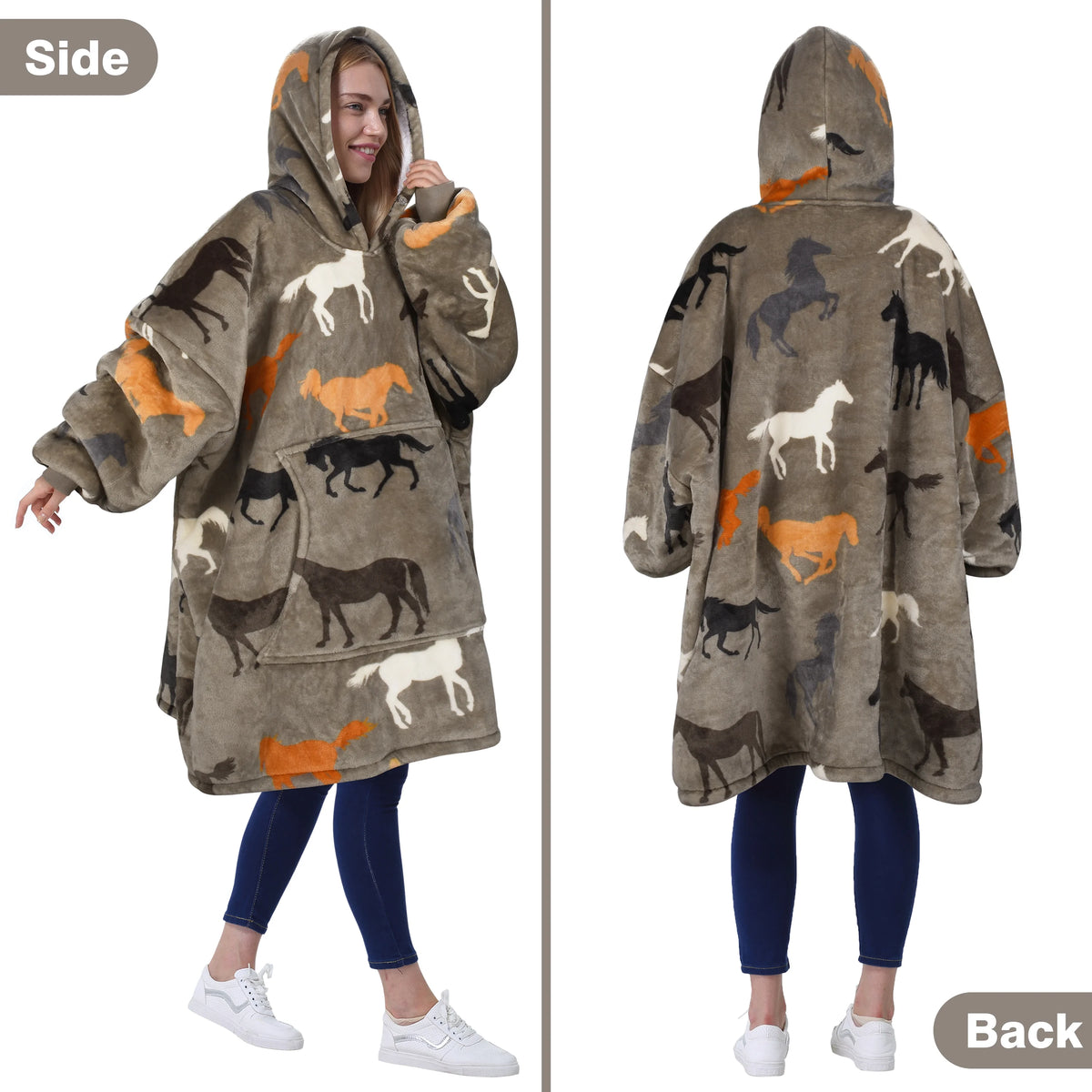 Oversized Sherpa Reversible Hoodie N862099
