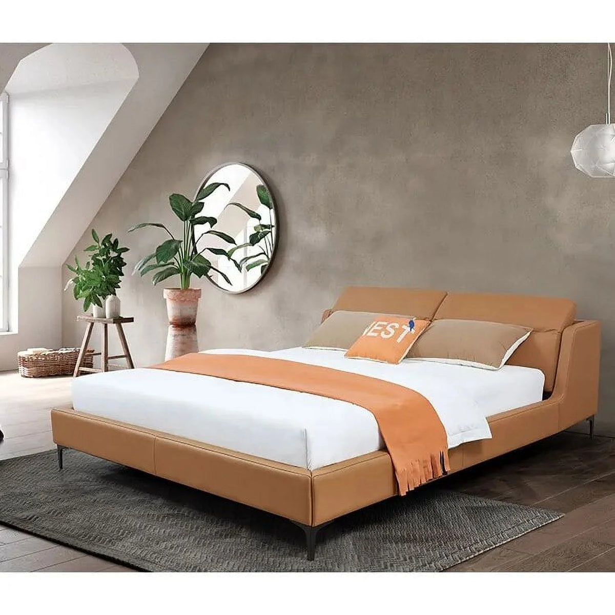 King Size Leather Bed I791