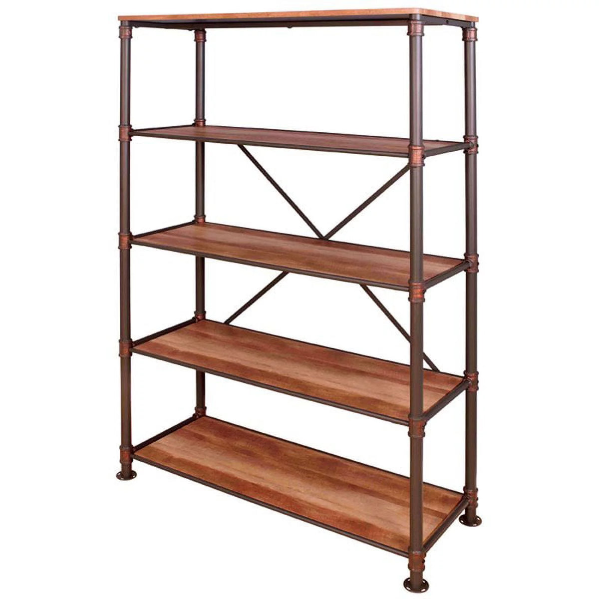 4-Shelf Metal Bookcase E5057