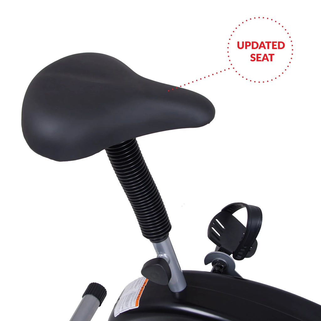 Upright Stationary Fan Bike with Adjustable Seat O84185