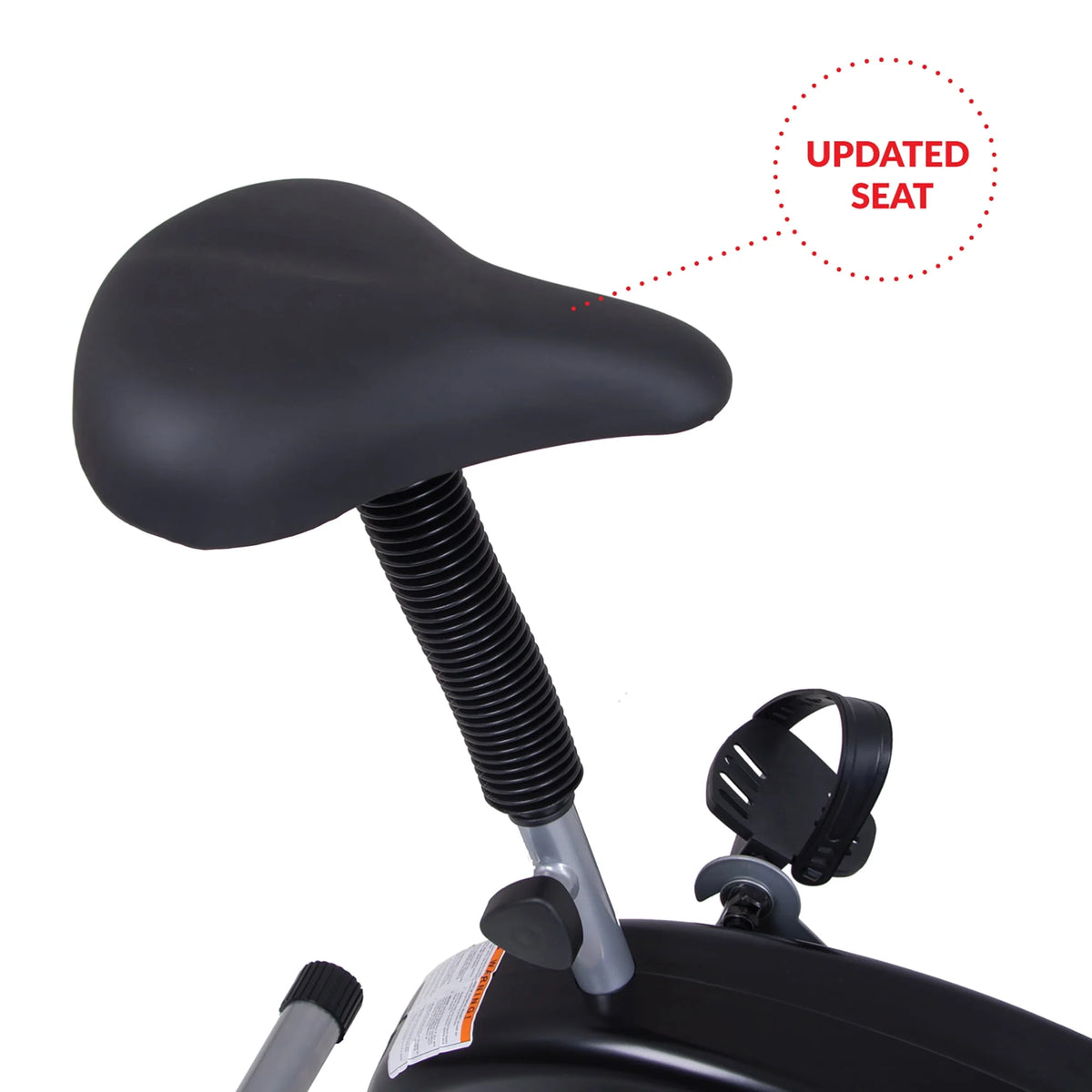 Upright Stationary Fan Bike with Adjustable Seat O84185