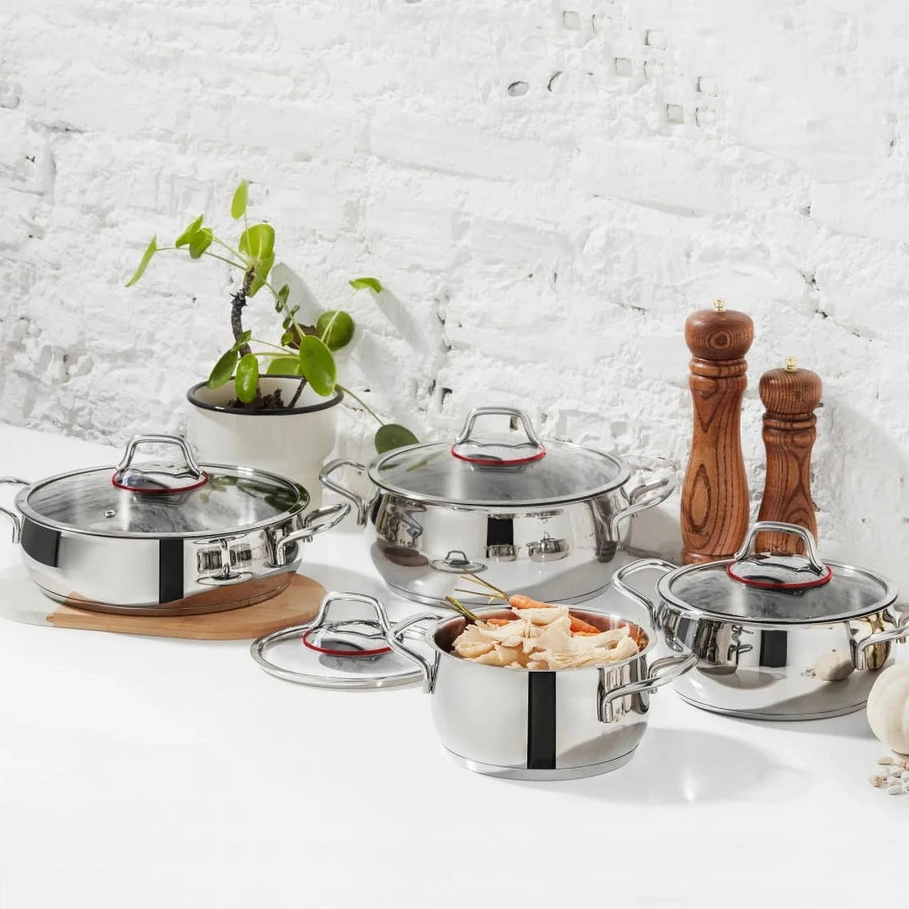 Stainless Steel 8 Pieces Cookware Set K31998