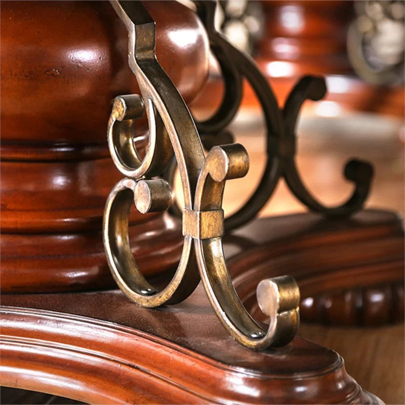 Cherry Wood Pedestal Dining Table M638