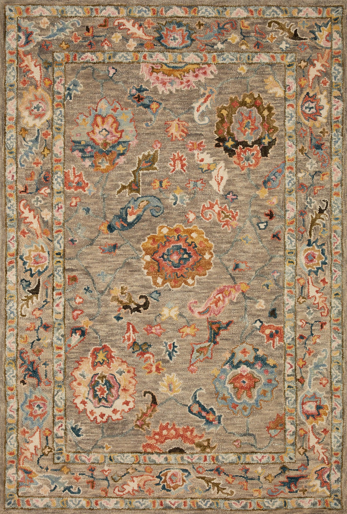 Grey Multi 9'3 x 13' Rug N25336