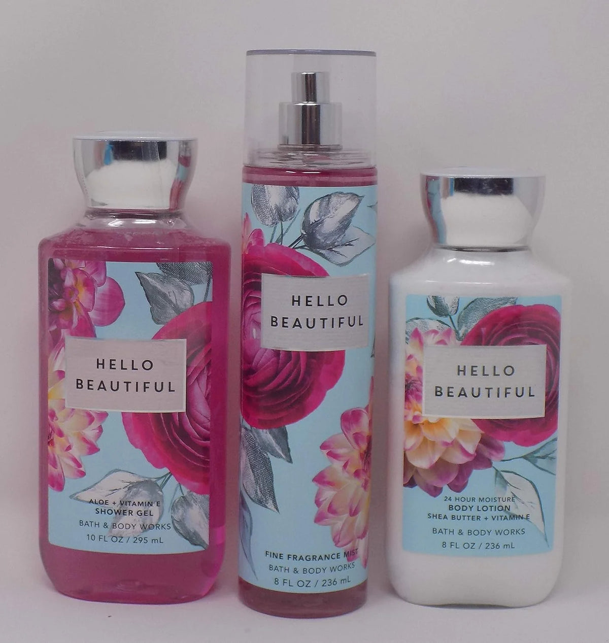 Shower Gel, Body Wash, and Fragrance Mist Set of 3 B283628