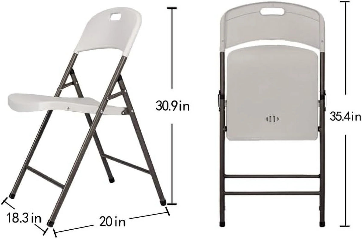 Set of Folding Plastic Chairs M487079