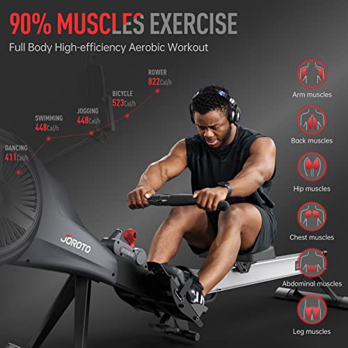 Foldable Air Magnetic Rowing Machine with Monitor L1938