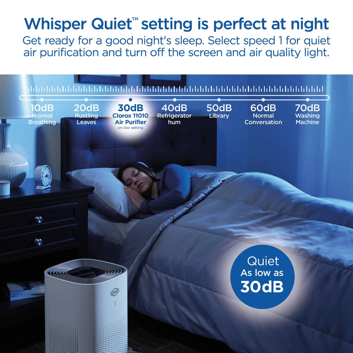 Large Room Air Purifier with True HEPA Filter Q2568