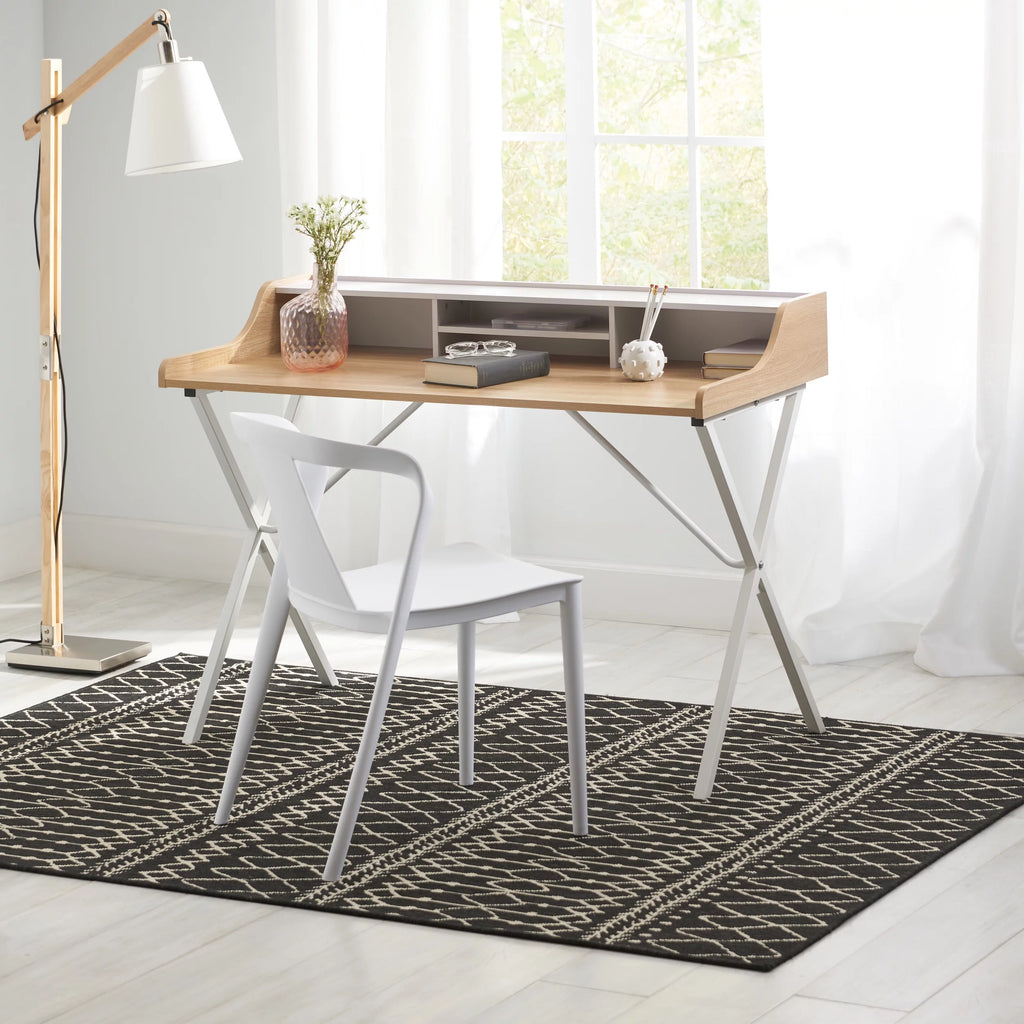 Modern Faux Wood Computer Desk R574