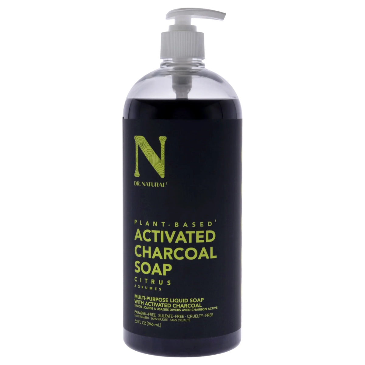 Charcoal Liquid Soap 32 oz K7822