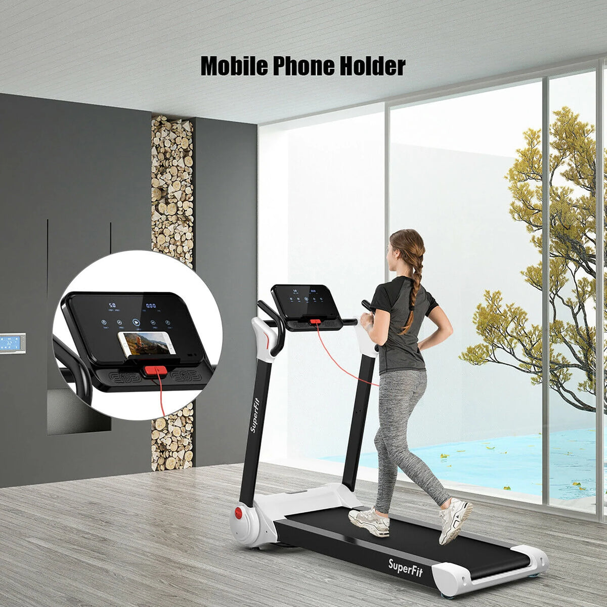 2.25HP Folding Electric Treadmill G3552