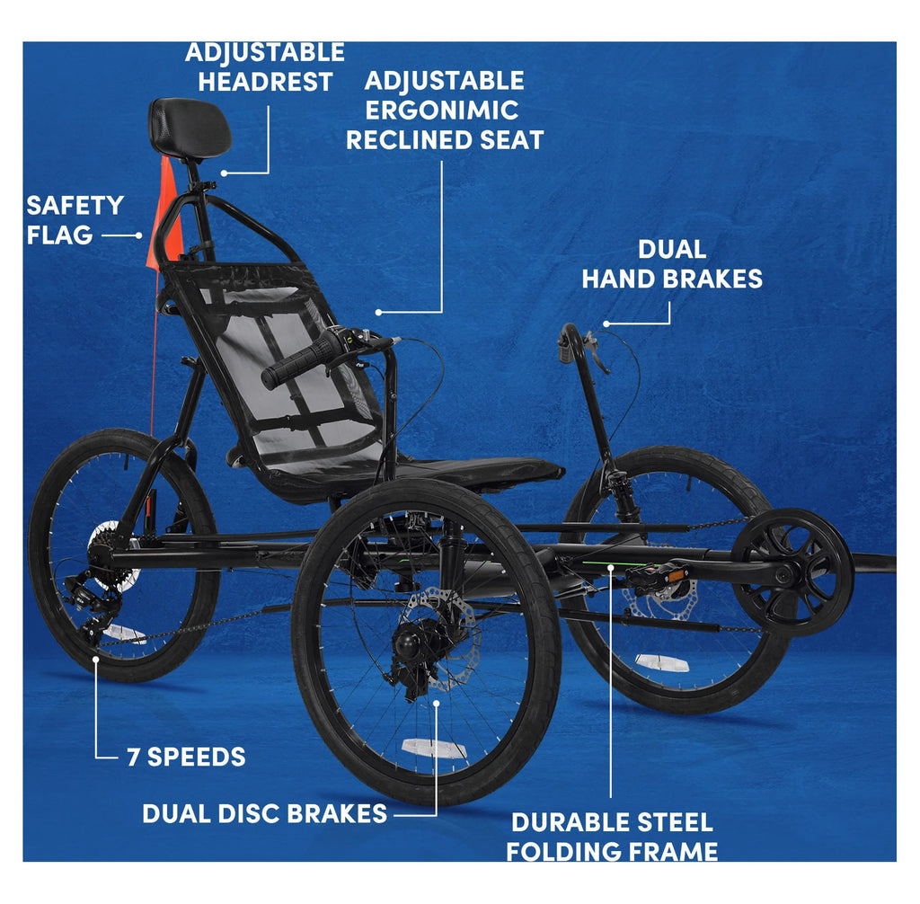 Black 3-Wheel Bike B783024